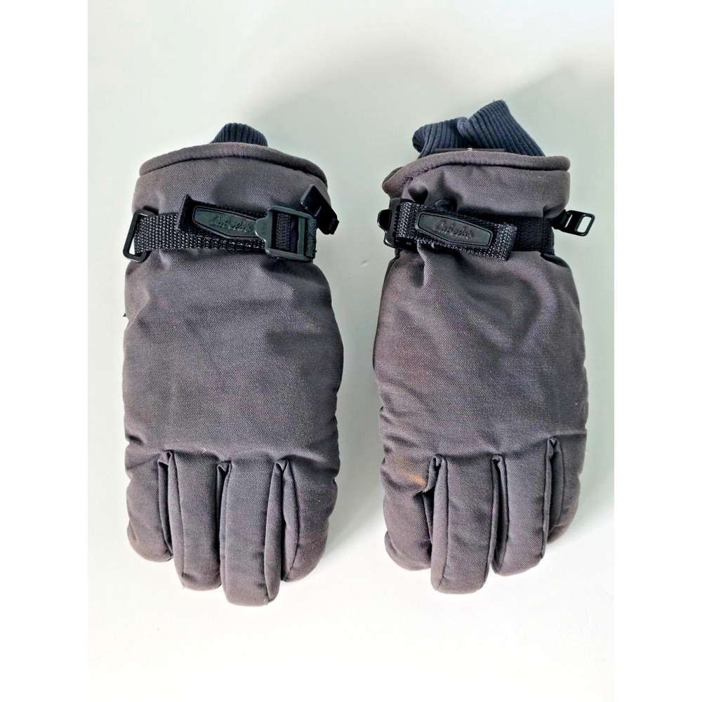 Cabela's Gore-Tex Thinsulate Men's Gloves Size S Small Gray Black Navy Leather